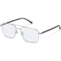 Rodenstock Lunettes de Vue R7182 57/16/145 Silver, grey Metallo MAN R7182