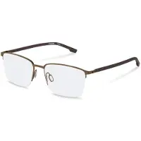Rodenstock Lunettes de Vue R7183 56/18/145 Brown Metallo MAN R7183
