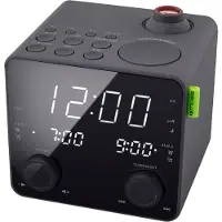 Muse M-189 P, Horloge, Numérique, FM, PLL, LED, 2.29 cm (0.9"), Noir
