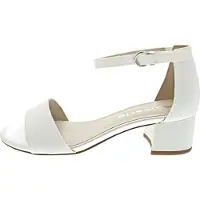Tamaris Femme Sandalette blanc mat