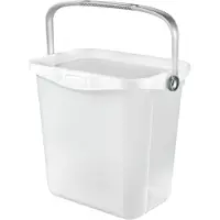 Curver Insert pour poubelle, avec poignée & couvercle anti-odeur, au choix 3 ou 4... (26 cm, 6 l)