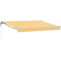 vidaXL Auvent électrique rétractable , couleur sable, 4,5 × 3 m