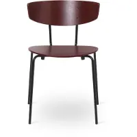 Ferm Living Herman Chaise de salle à manger Red Brown