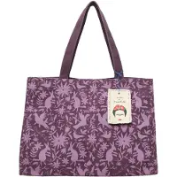Fritzi aus Preußen sac shopper sac à épaule Easy 01 Canvas Shopper Nature Folk violet foncé