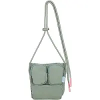 Fritzi aus Preußen sac à épaule bandoulière Donny Crossover Bag Canvas Jade gris-vert
