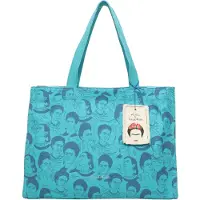 Fritzi aus Preußen sac shopper sac à épaule Easy 01 Canvas Shopper Frida Heads bleu pétrole