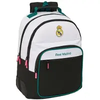 Safta Real Madrid 26/27 Double 20l Backpack Blanc Enfants