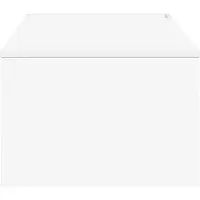 vidaXL Table basse blanche 95 x 50 x 34 cm Bois composite