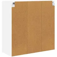 vidaXL Armoire suspendue Riga Blanc 80 x 31 x 80 cm Bois d'ingénierie