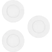 Eglo Connect Set de 3 lampes LED encastrées Fueva-Z Ø 8,5 cm dimmable Smart Home