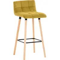 CLP Tabouret de bar Lincoln velours