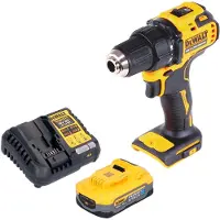 DeWalt DCD 708 H1 Perceuse-visseuse sans fil 18 V 65 Nm Brushless + 1x batterie Powerstack 5,0 Ah + chargeur