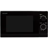 Sharp Silva Schneider HandelsgesmbH Four à micro-ondes 800W 20L 5 niveaux demécanique noir