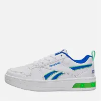 Reebok Baskets junior Garçon Royal Prime Step N Flash Blanc/Optimum Blue/Solar Lime