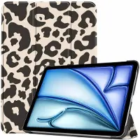 IMoshion Coque tablette Design Trifold Apple iPad Air 13 pouces (2026) M4 / (2025) M3 / (2024) M2 - Leopard