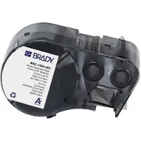 Brady M5C-1500-403 ruban papier 38,1 mm x 7,62 mm (d'origine) - noir sur blanc