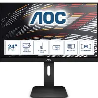 AOC X24P1 - Écran LED - 24" - 1920 x 1200 Full HD (1080p) @ 60 Hz - IPS - 300 cd/m² - 1000:1 - 4 ms - HDMI DVI DisplayPort VGA - haut-parleurs