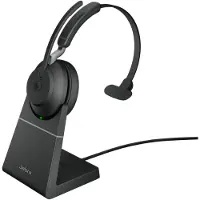 Jabra Evolve2 65, UC Mono Casque Sans fil Arceau Bureau/Centre d'appels USB Type-A Bluetooth Noir