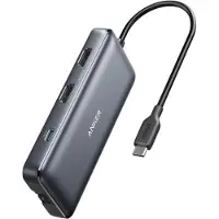 Anker PowerExpand 8-en-1 USB-C PD Media Hub - Station d'accueil - USB-C - 2 x HDMI - 1GbE