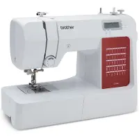 Brother Machine à coudre CS10S Blanc et Rouge