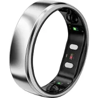 RINGCONN Smart Ring Gen 2 Air (9, Argent), Bague connectée, Argent