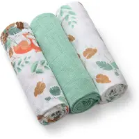 Babyono Super Soft Mint couches lavables 70x70 cm Mint 3 pcs