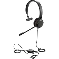 Jabra Evolve 30 II Casque Avec fil Arceau Bureau/Centre d'appels USB Type-C / USB Type-A Noir