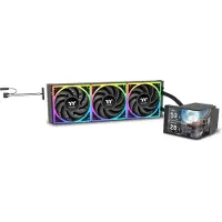 Thermaltake MAGCurve 360 Ultra AIO ARGB Fan (120 mm, 1x), Ventilateur PC, Noir