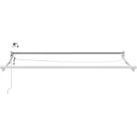 vidaXL Store électrique rétractable, anthracite, 3,5 x 2 m