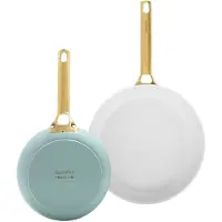 Greenpan Padova Reserve 20 + 26  cm Set de Poêles à Frire Smokey Blue