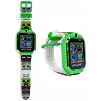 Kids Licensing Montre électronique Minecraft LCD pour enfant, avec jeux et appareil photo / MIN4099