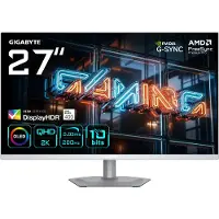Gigabyte MO27Q2A ICE OLED, 68,6 cm (27"), 2560 x 1440 px, Quad HD, QD-OLED, 0,03 ms, Blanc