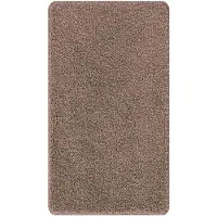 vidaXL Tapis de bain antidérapant Marron 70 x 120 cm PP