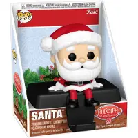 Funko POP! FK79937 - Rudolph le renne au nez rouge POP ! Edge-Sitter Père Noël 9 cm