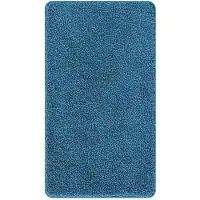 vidaXL Tapis de bain antidérapant Bleu 70 x 120 cm PP