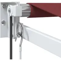 vidaXL Store automatique rouge bourgogne 350x250 cm