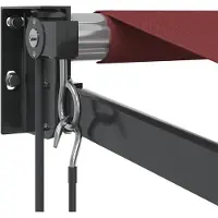 vidaXL Store automatique rouge bourgogne 350x250 cm