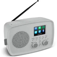 Medion LIFE Internetradio IRE-1 (MD89318) grau DAB+ Internetradio (DAB+ DAB, Radio Internet, Bluetooth, WiFi), Radio, Gris