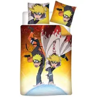 Naruto - Minato & Naruto -Parure De Lit 140x200cm - '100% Microfibre