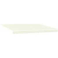 vidaXL Armature de store manuelle avec LED, couleur crème et anthracite, 4 × 3,5 m
