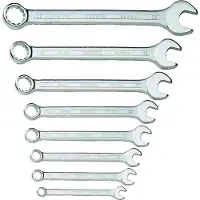 Ironside Jeu de clés de fourche (10 mm, 11 mm, 13 mm, 14 mm, 17 mm, 19 mm, 22 mm, 8 mm)