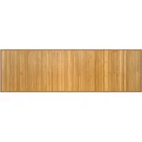 vidaXL Tapis rectangulaire naturel 60x200 cm bambou