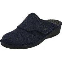 Finn Comfort Pantoufle 'Hausschuh Damen 06550 416048 Filz in blau' bleu
