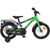Volare Vélo pour enfants Thombike - Garçons - 14 pouces - Vert/Gris