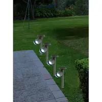 Lumineo Projecteur Solaire Led De Jardin 6400k