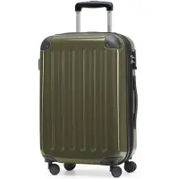 Hauptstadtkoffer - Alex - Valise cabine adaptée à toutes les compagnies aériennes, 4 roulettes, 15 % de volume en plus, 55 cm, max. 42 litres, Avocado