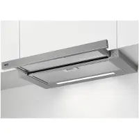 AEG Hotte à déflecteur plat 60 cm Gris DPB3640M 3000 LEDLights