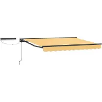 vidaXL Auvent électrique rétractable , couleur sable, 5 x 3,5 m