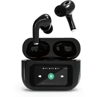 Gembird GMB Audio TWS-LCD-ANC-01-BK headphones/headset Wireless In-ear Calls/Music USB Type-C Bluetooth Black