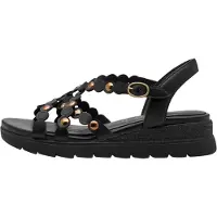 Tamaris Sandales en cuir Compensées Comfort